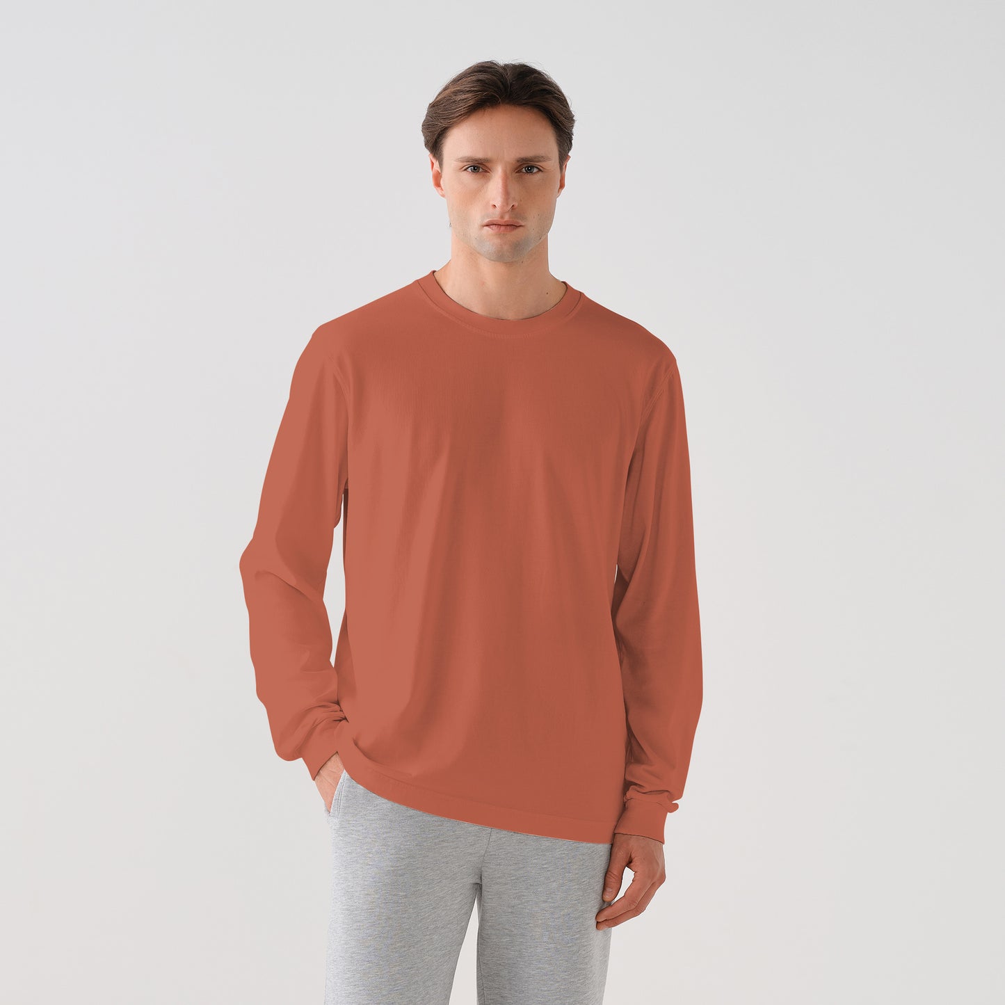 250/335 CARBON BRUSHED LONG SLEEVE