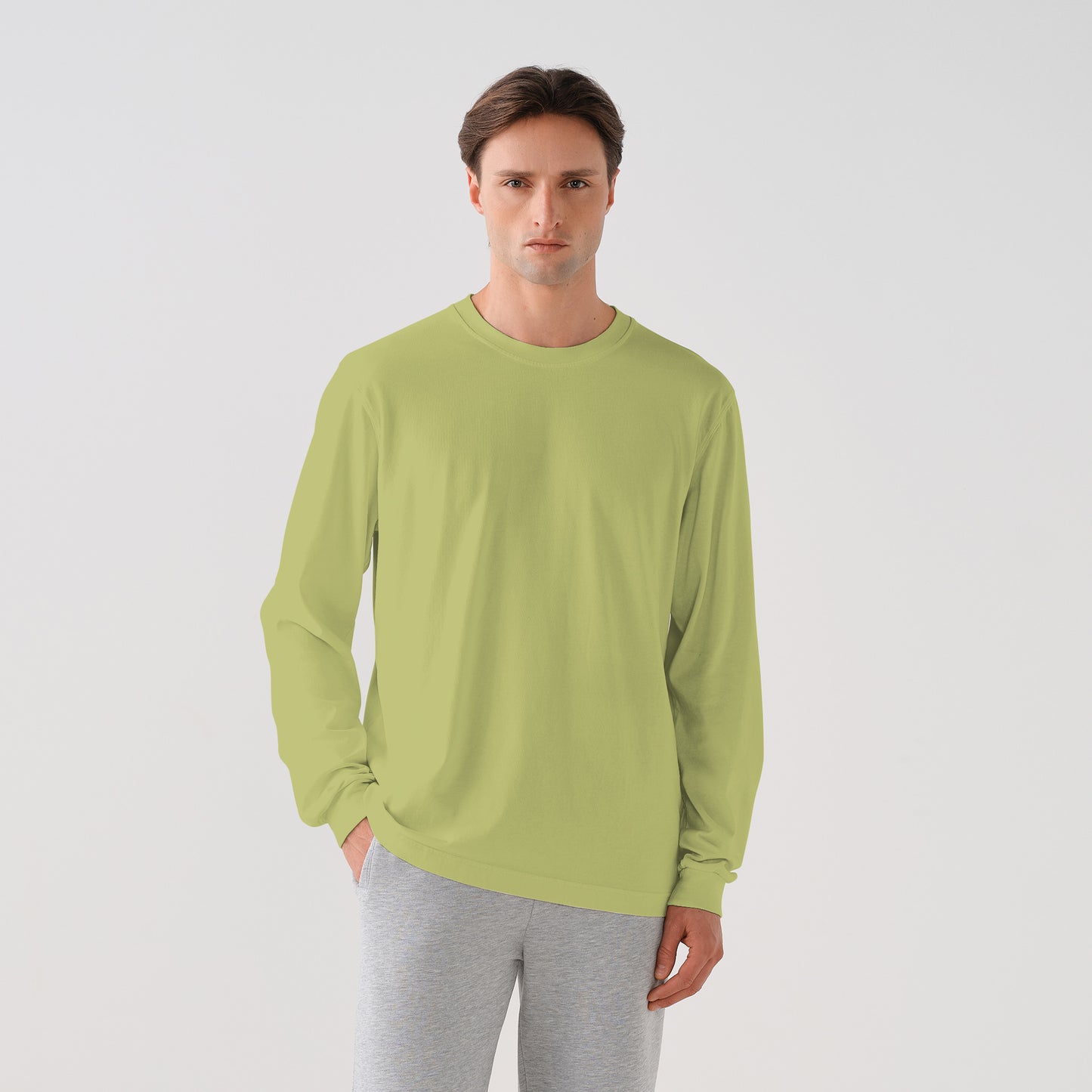 190/330 CARBON BRUSHED LONG SLEEVE