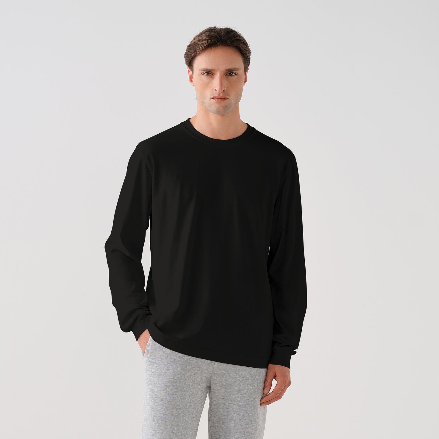 250/335 CARBON BRUSHED LONG SLEEVE
