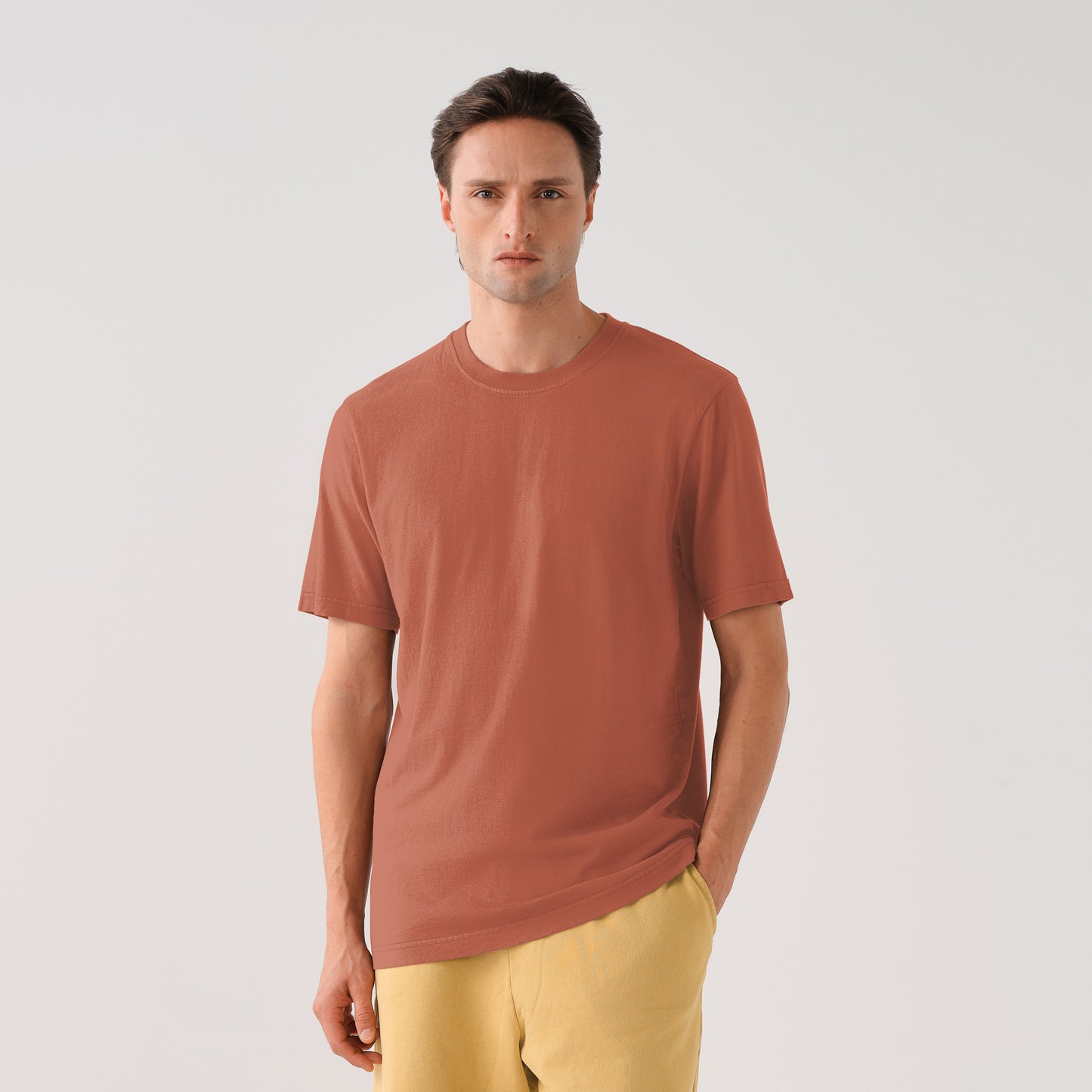 190/306 CARBON BRUSHED T-SHIRT