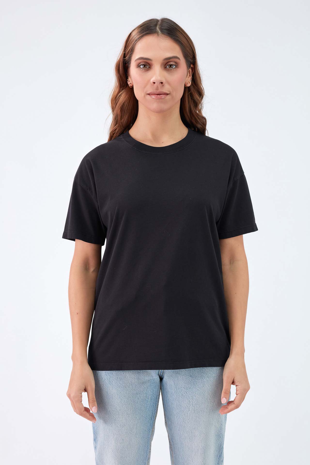 Compre AnaOno Mulher Beleza T-Shirt, Preto- XX Grande