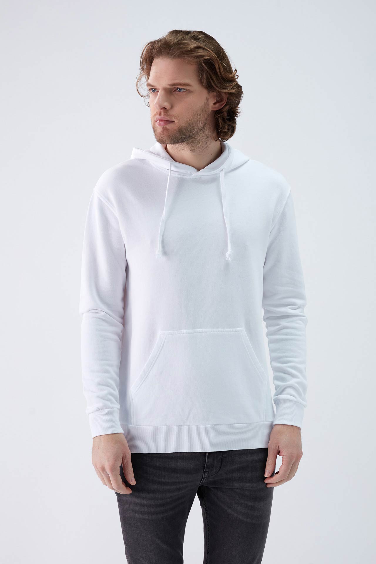 320/115 - Men´s non brushed Kangaroo Pocket Hoodie 