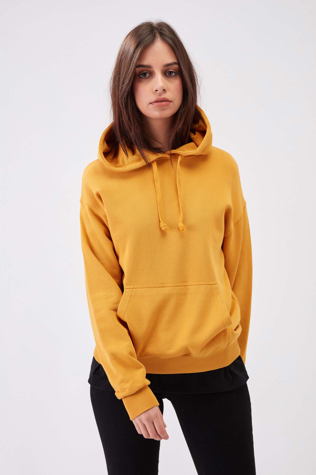 320/215 - Hoodie sem carda com Bolso Canguru Mulher